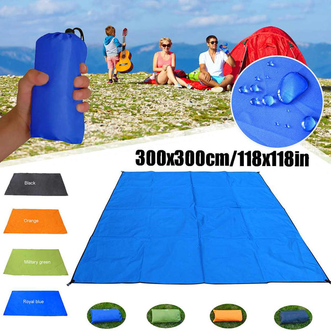 30x30cm Portable Pocket Picnic Mat Waterproof Sand Beach Mat Outdoor Camping